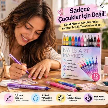 Pro-Detail 12'li Güvenli Tırnak Sanatı Seti