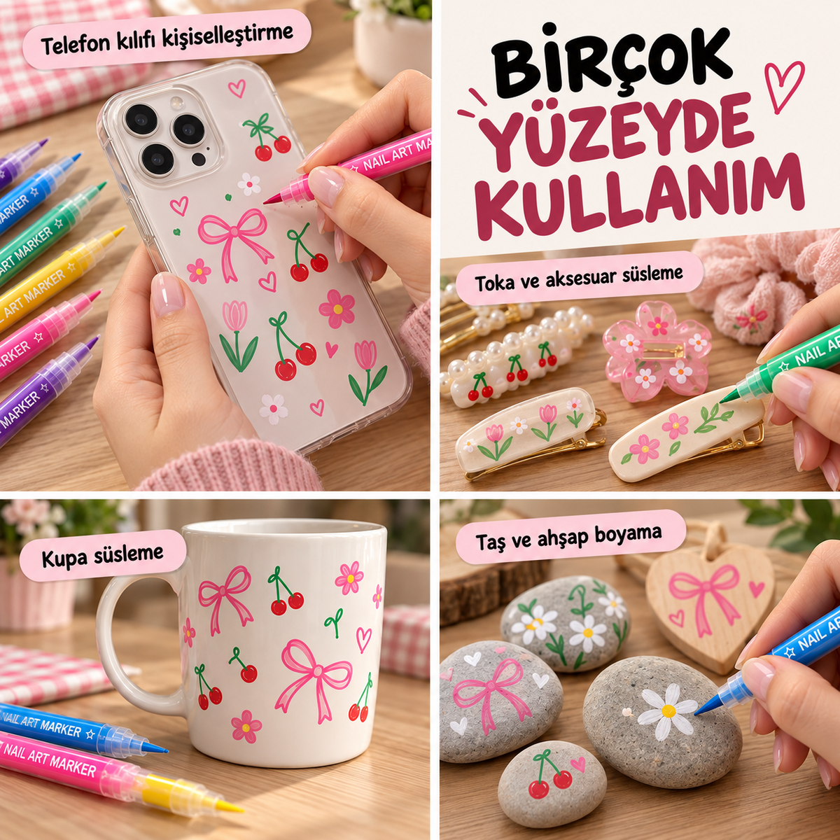Pro-Detail 12'li Güvenli Tırnak Sanatı Seti