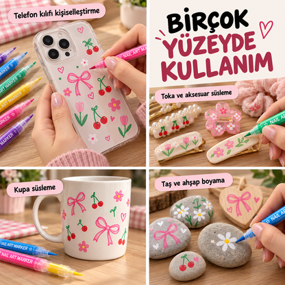 Pro-Detail 12'li Güvenli Tırnak Sanatı Seti